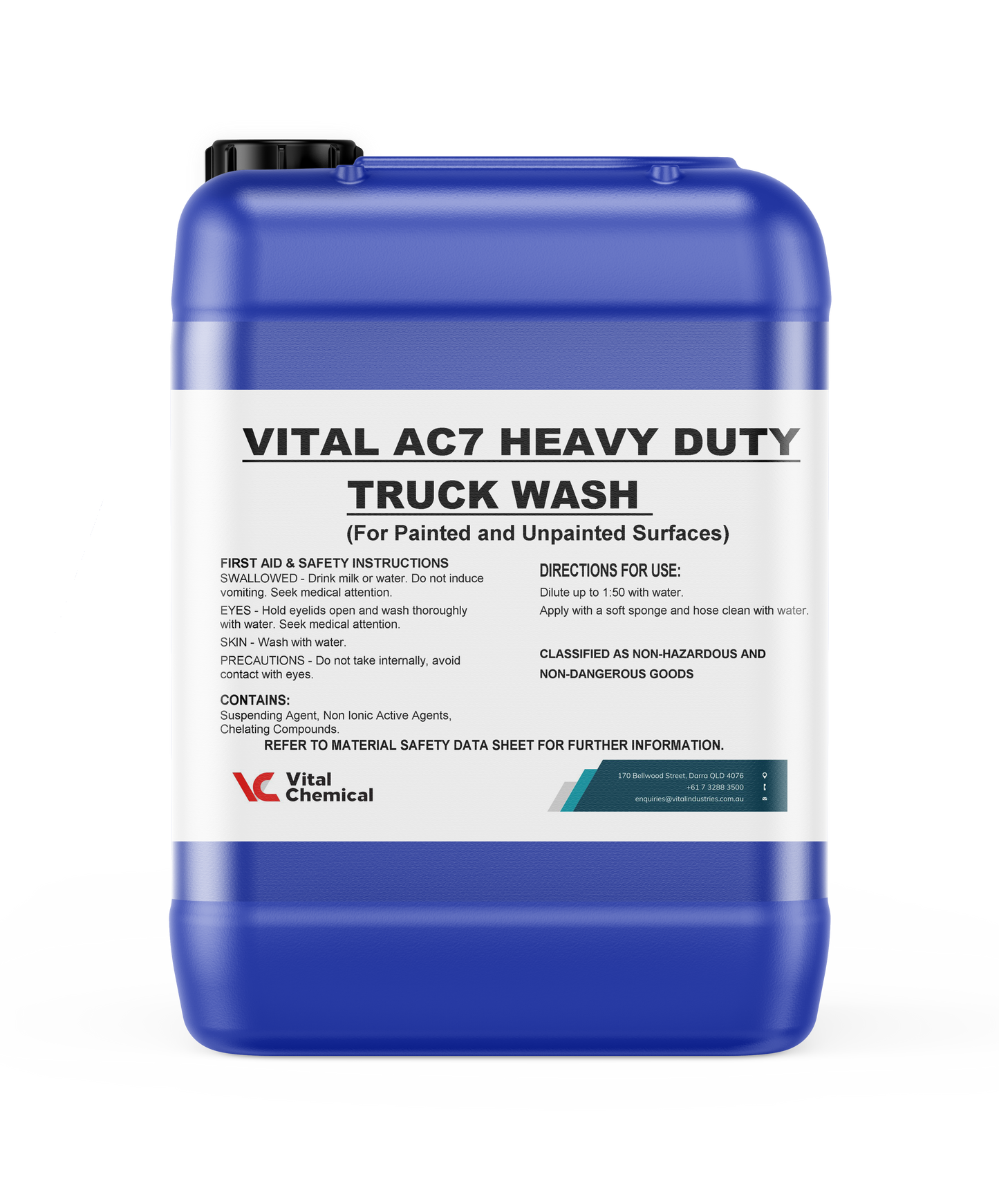 Vital AC7 Truck Wash - 20L