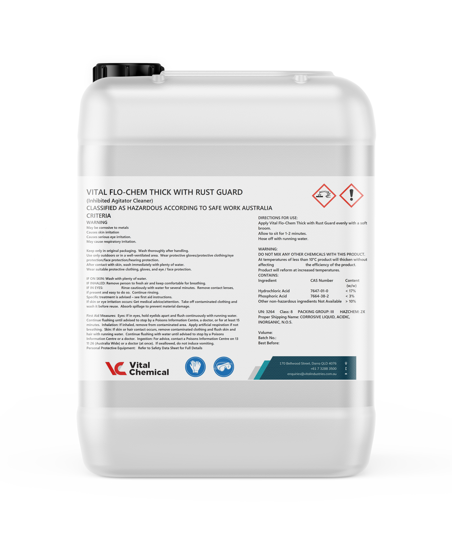 Vital Flo-Chem Thick with Rust Guard - 20L