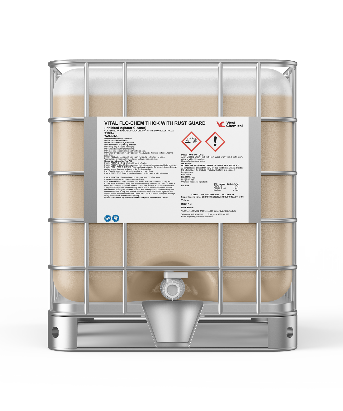 Vital Flo-Chem Thick with Rust Guard - 1000L
